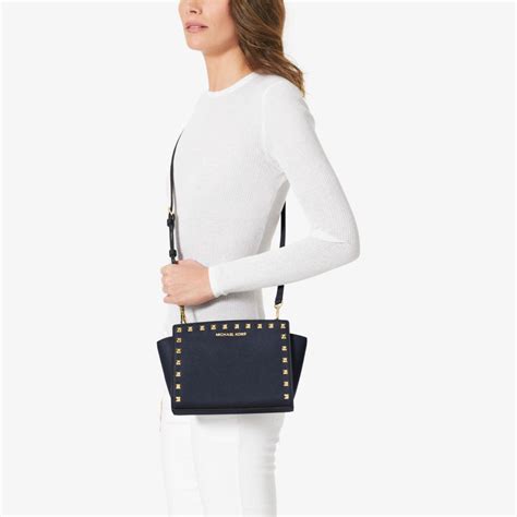 selma navy michael kors|Michael Kors selma crossbody bag.